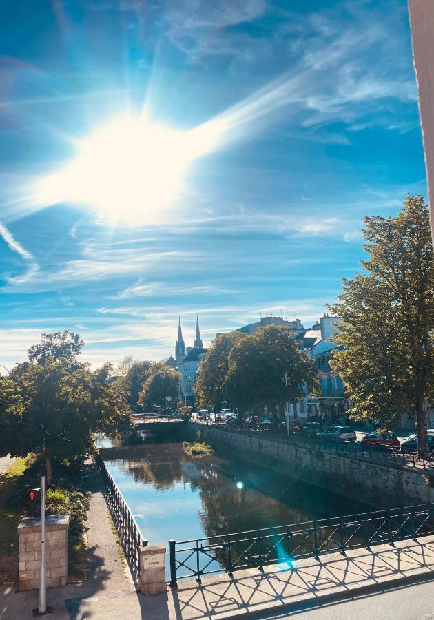 Quimper: T3 Avec Vue Cathedrale Proche Gare Apartment Bagian luar foto